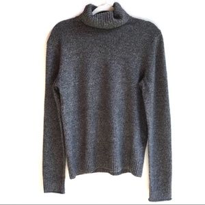 BANANA REPUBLIC grey wool turtleneck sweater   S